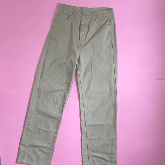 Relaxed fit jeans in cream 🤍🤎 - Picture 2 of 3